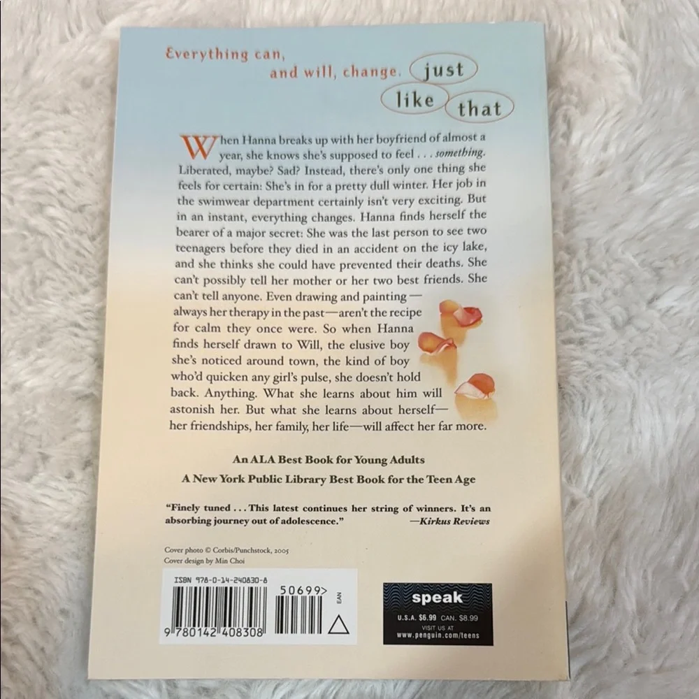 Just Like That by Marsha Qualey Book - Picture 2 of 2
